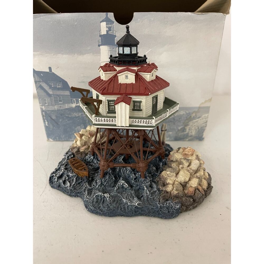 Vintage Harbour Lights Thomas Point Lighthouse Maryland Signature Series 1998 - Picture 6 of 12